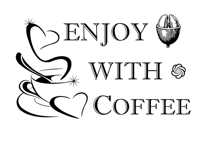 enjoy with coffee