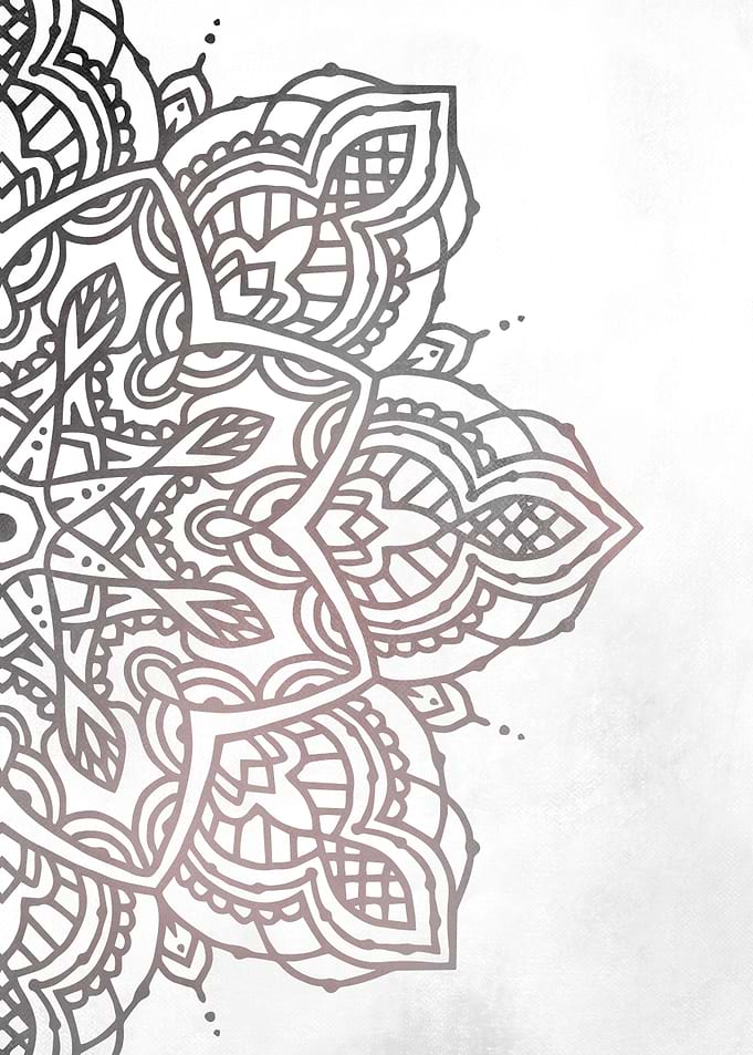 Mandala half star no555
