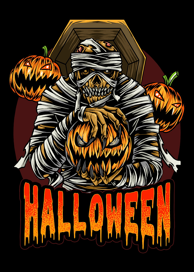 Halloween Pumpkins Poster