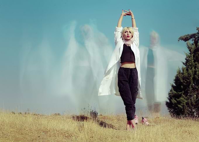 Vision of woman
