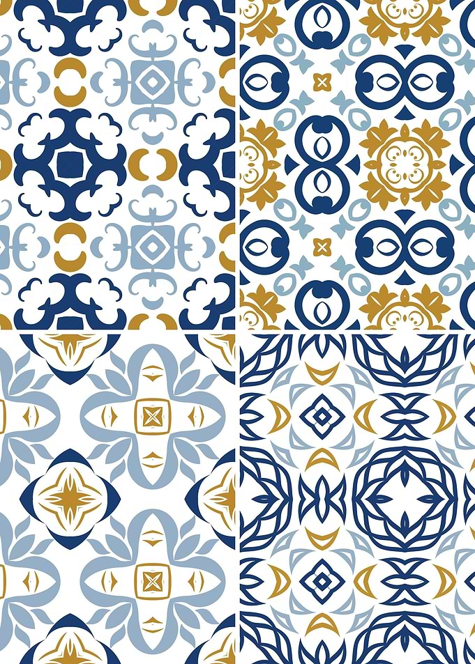 Mediterranean Blue Tile 05