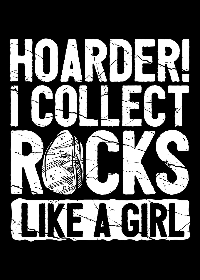 Funny Rock Hunting Girl