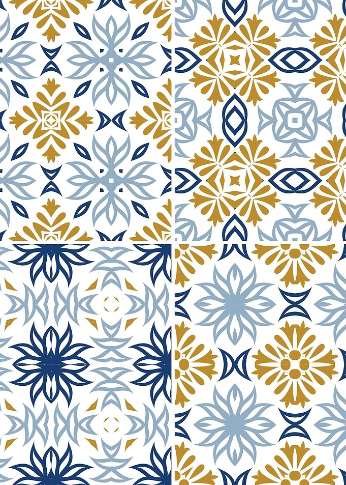 Mediterranean Blue Tile 10