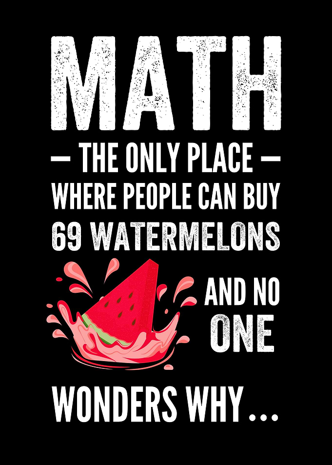 math watermelons funny