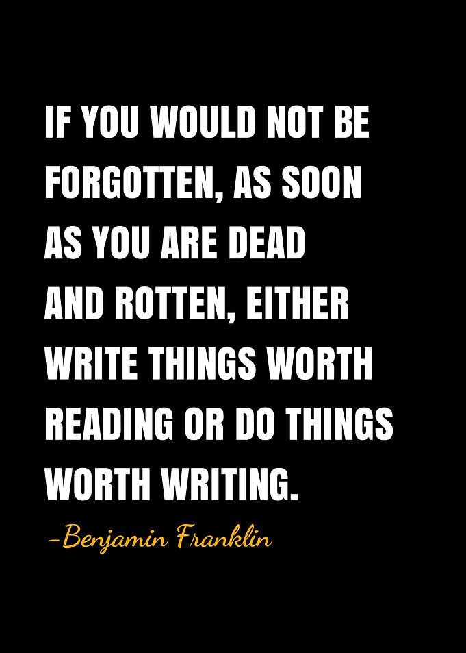 Benjamin Franklin quotes