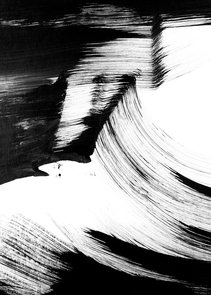 Black brush strokes no521