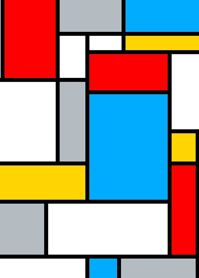 Retro Modern Mondrian