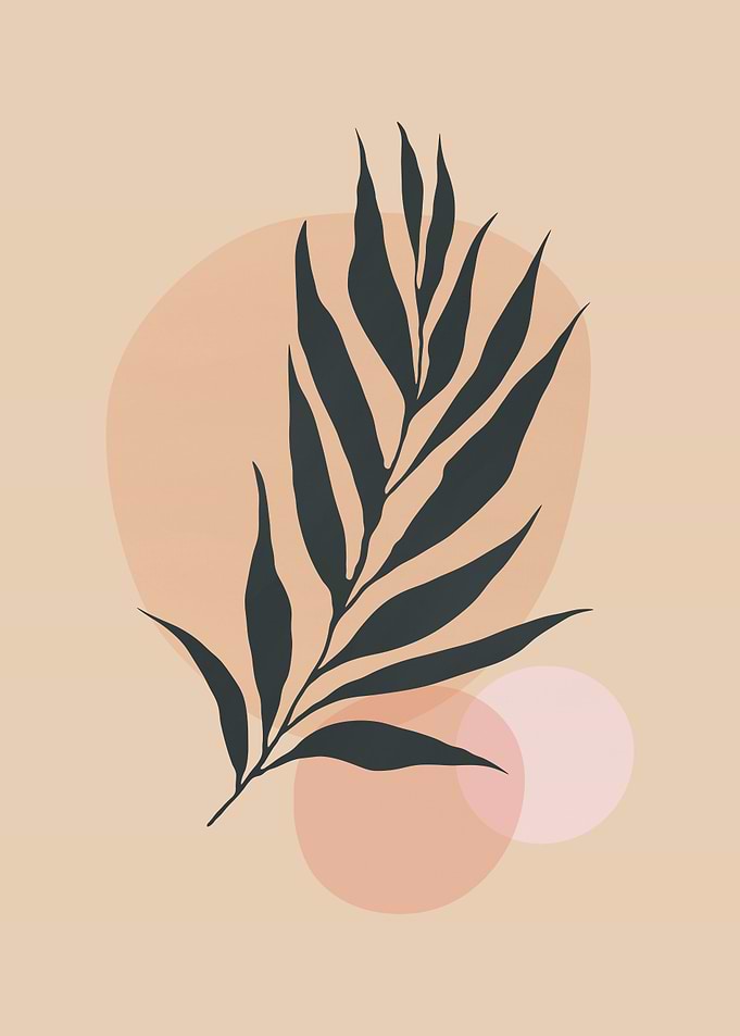 Minimalist floral A52