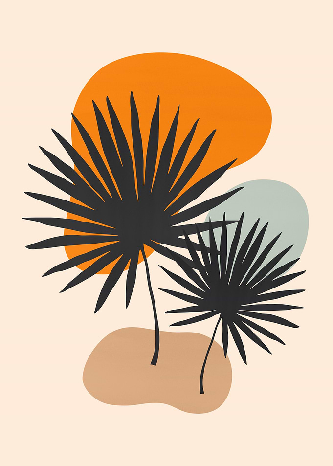 Minimalist floral A45