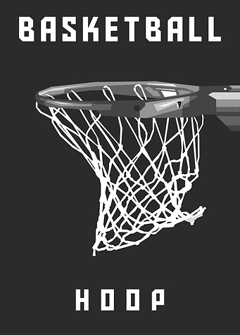 WPAP Basketball Hoop Art