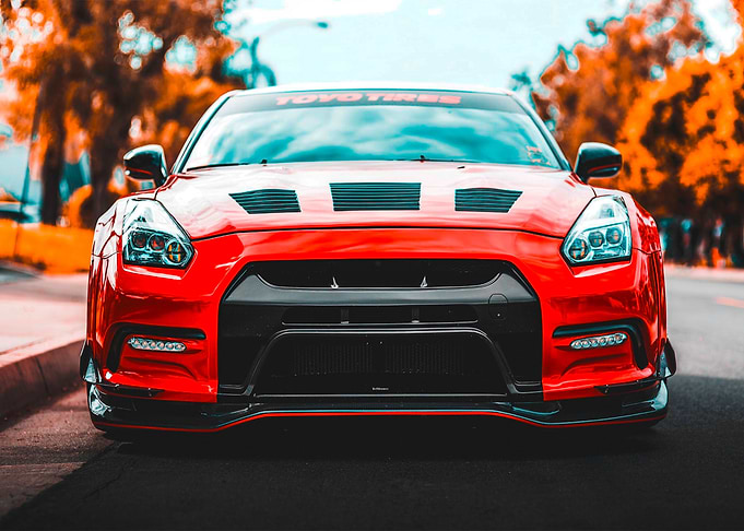 Nissan GTR street race