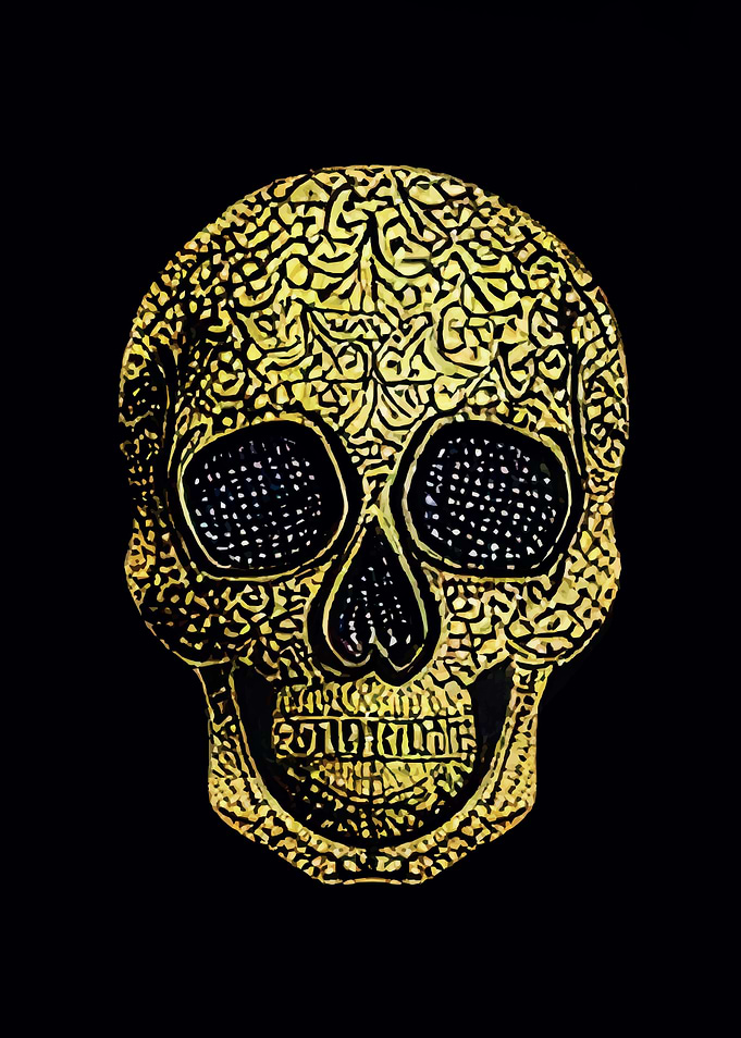 Gold Skull
