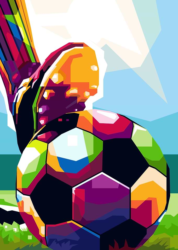 Football Pop art