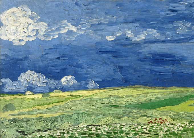 Wheatfield under Clouds