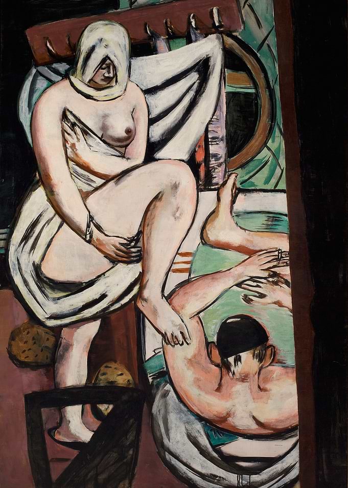 The Bath 1930 painting
