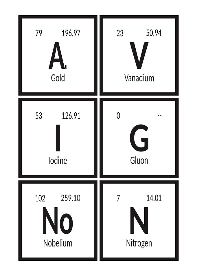 Avignon Periodic Table