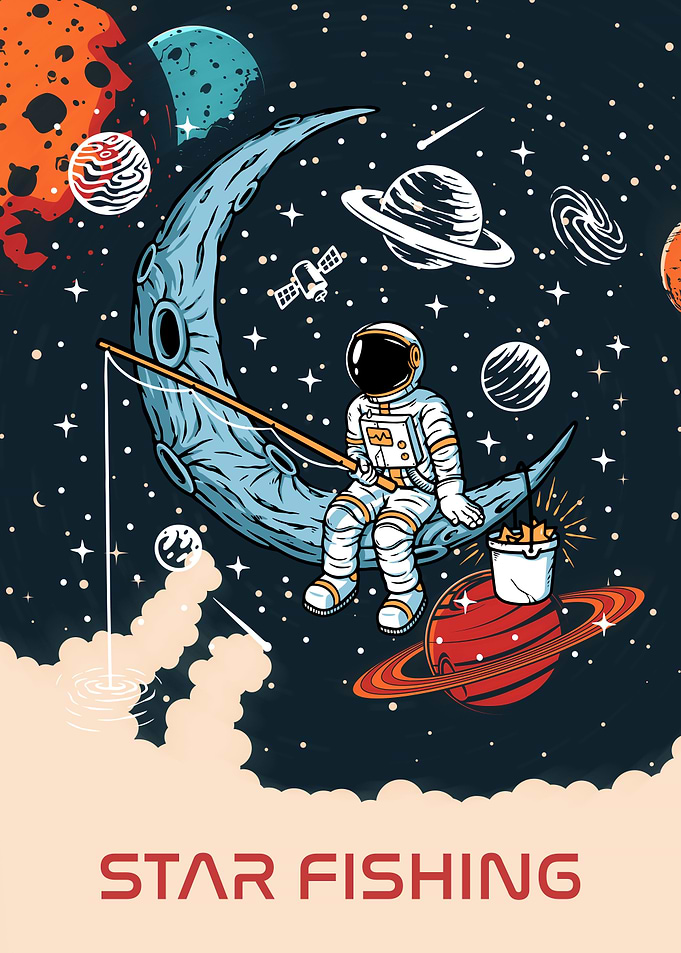 Astronaut star fisher