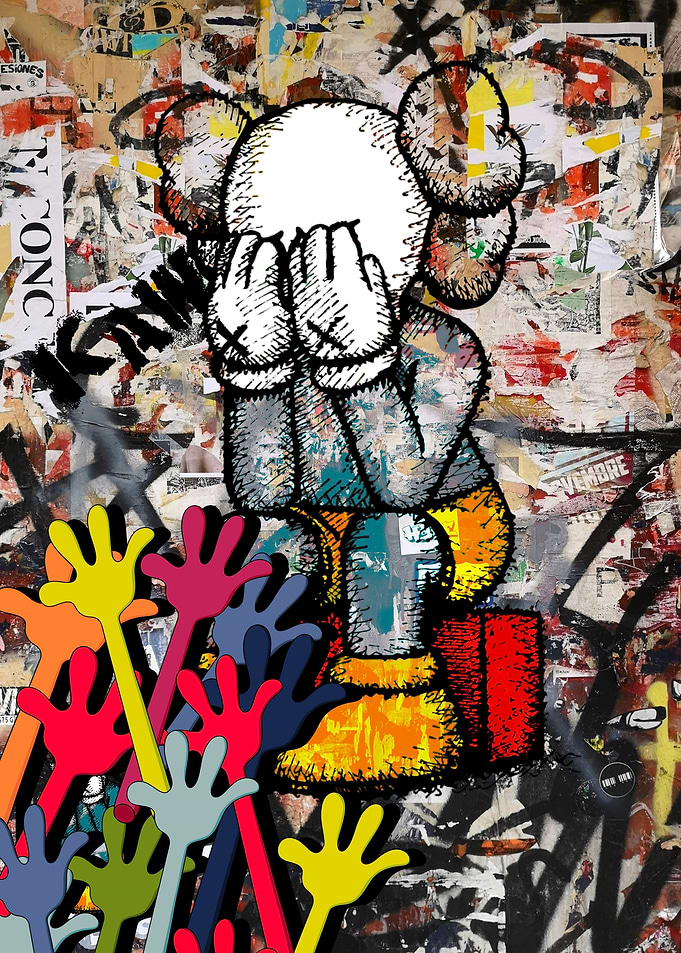 Kaws pop art