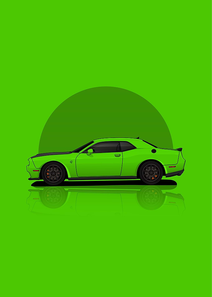 Dodge Challenger Green