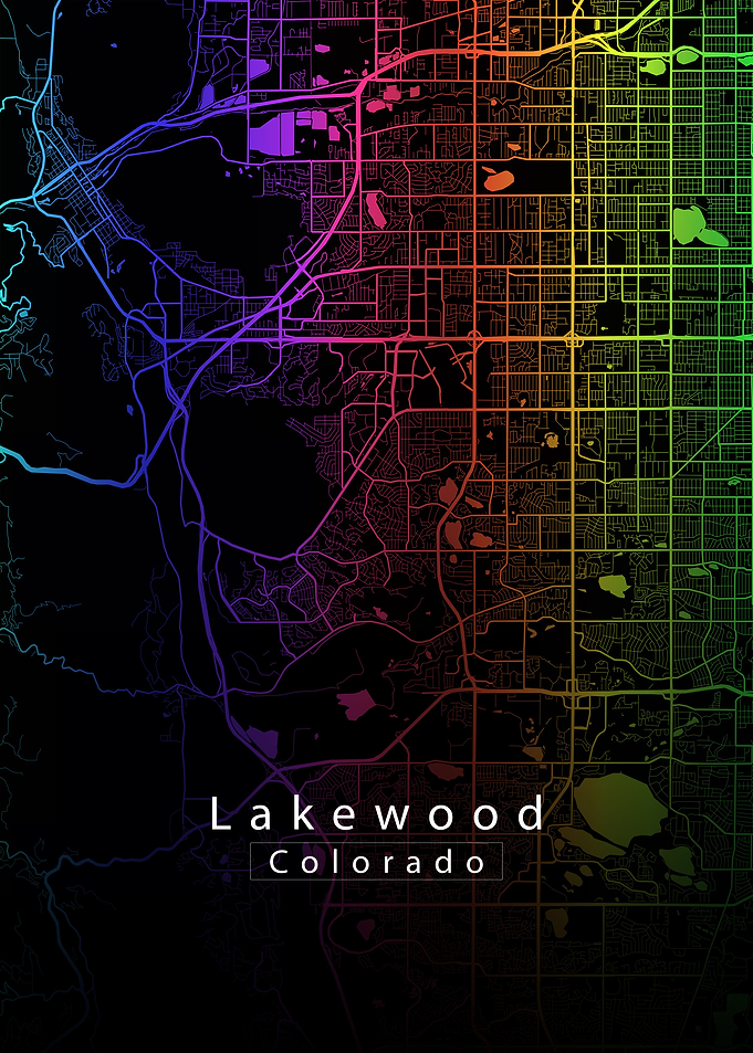 Lakewood Colorado City Map