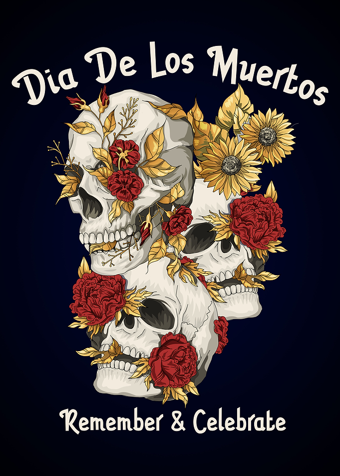 Dia De Los Muertos Skulls
