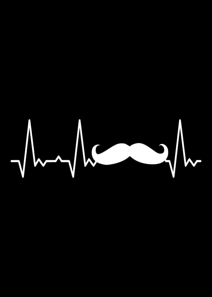 Heartbeat Mustache