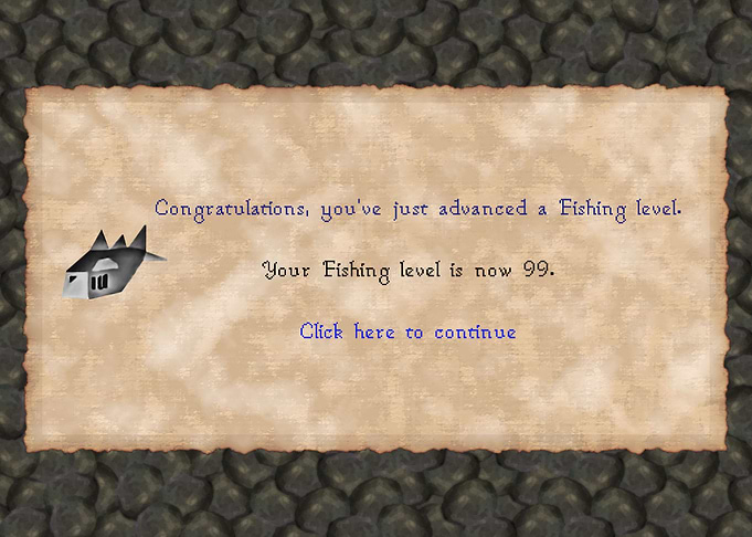 Runescape LVL 99 Fishing