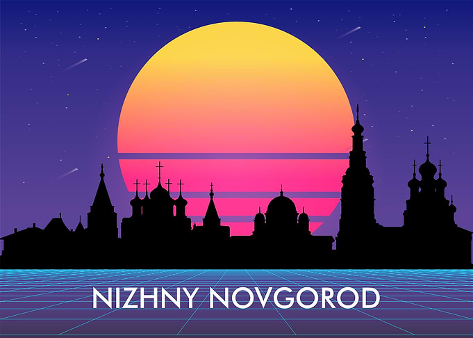 nizhny novgorod cityscape