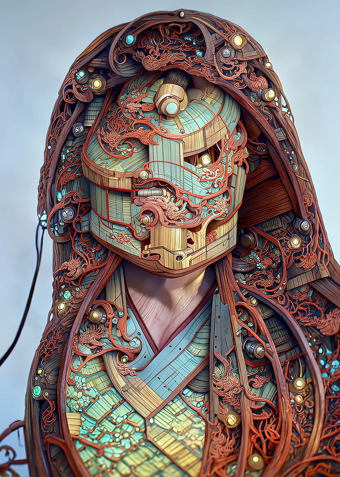 Wood Cut Warrior