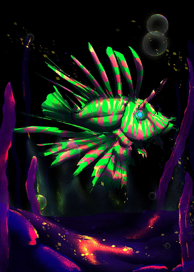 Retro Lionfish