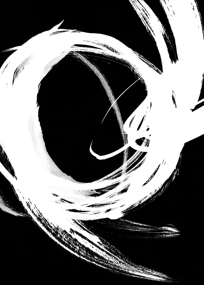 Black white abstract no576