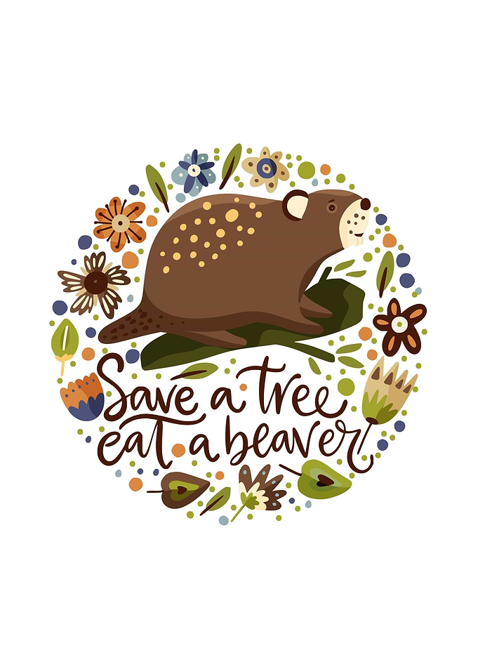 Save a Tree Cat a Beaver