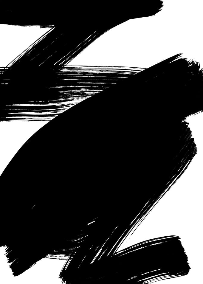 Black brush strokes no575a