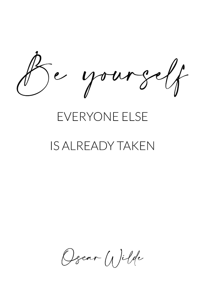 Oscar Wilde Be Yourself