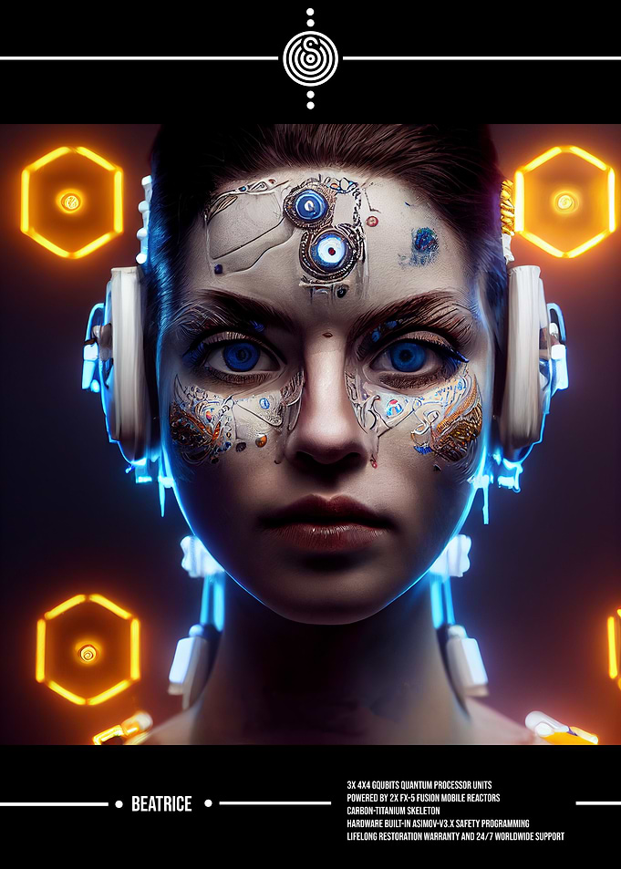 AI Cyborg Beatrice