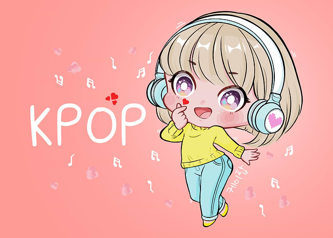 Cute Pastel K Pop Chibi