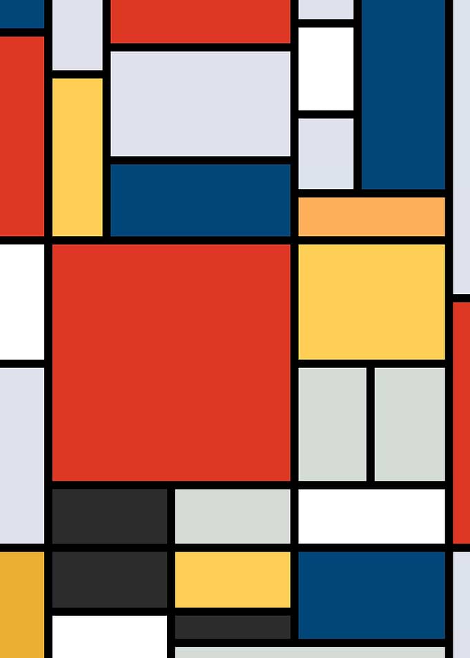 Piet Mondrian style