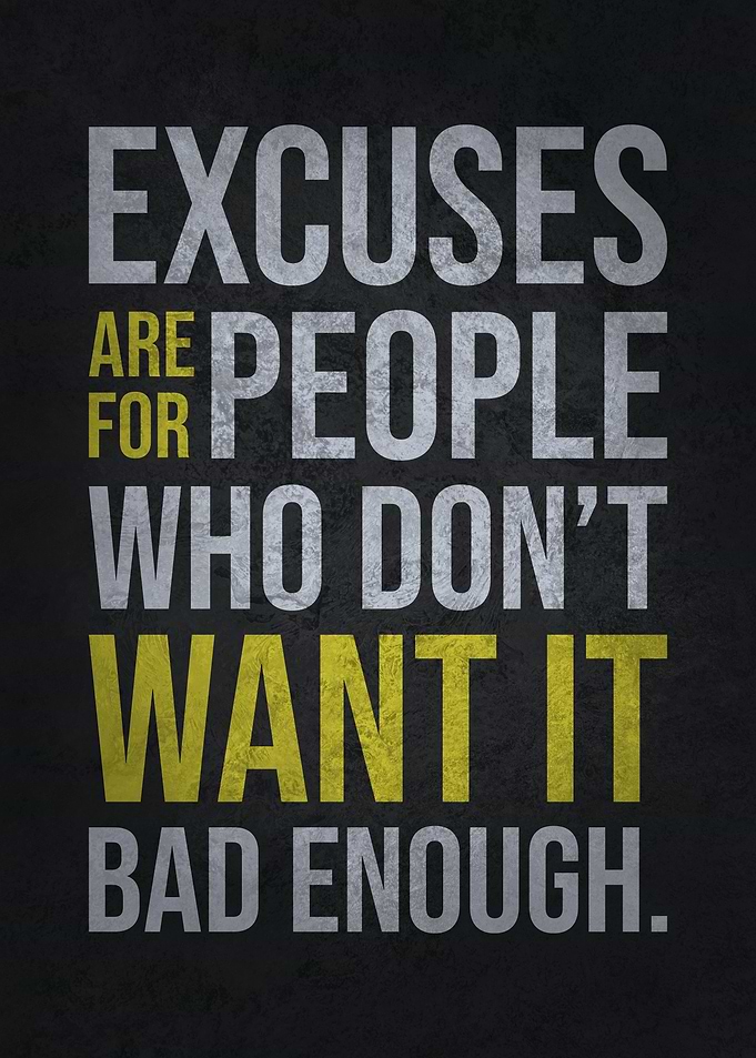 No Excuses
