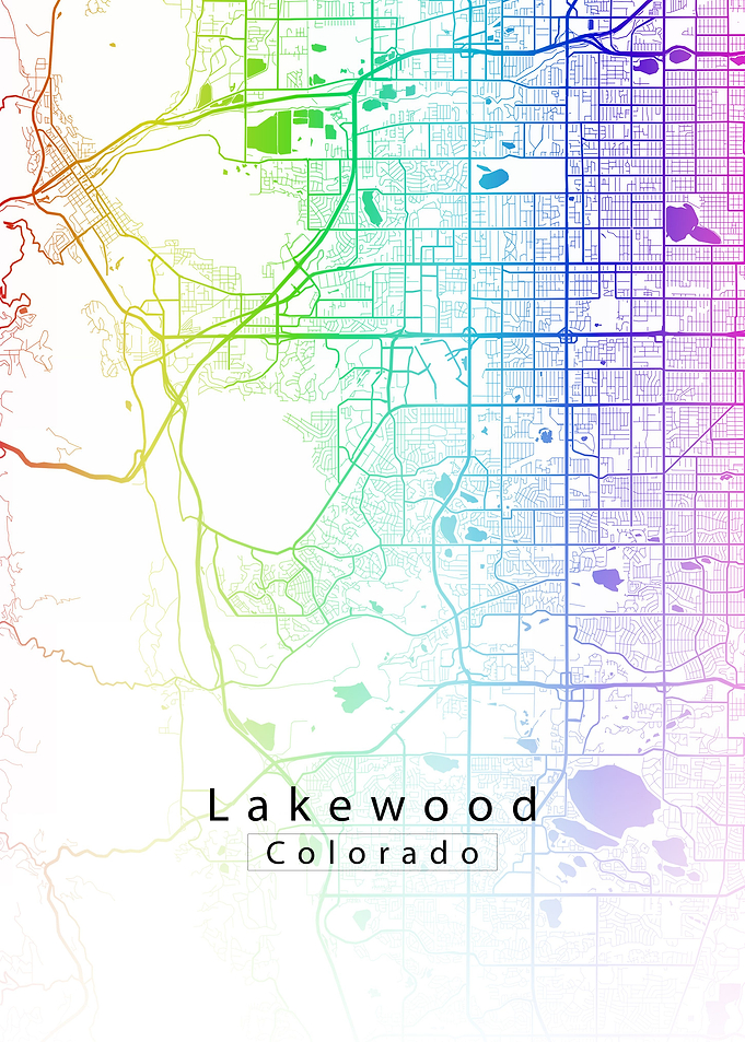 Lakewood Colorado City Map