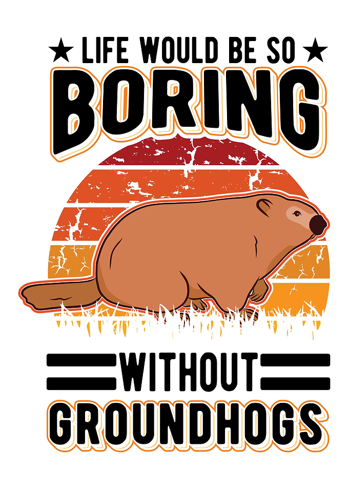 Groundhog Day Marmot Woodc
