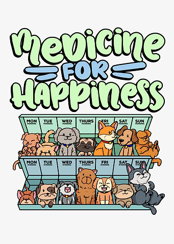 medicine for happiness dog