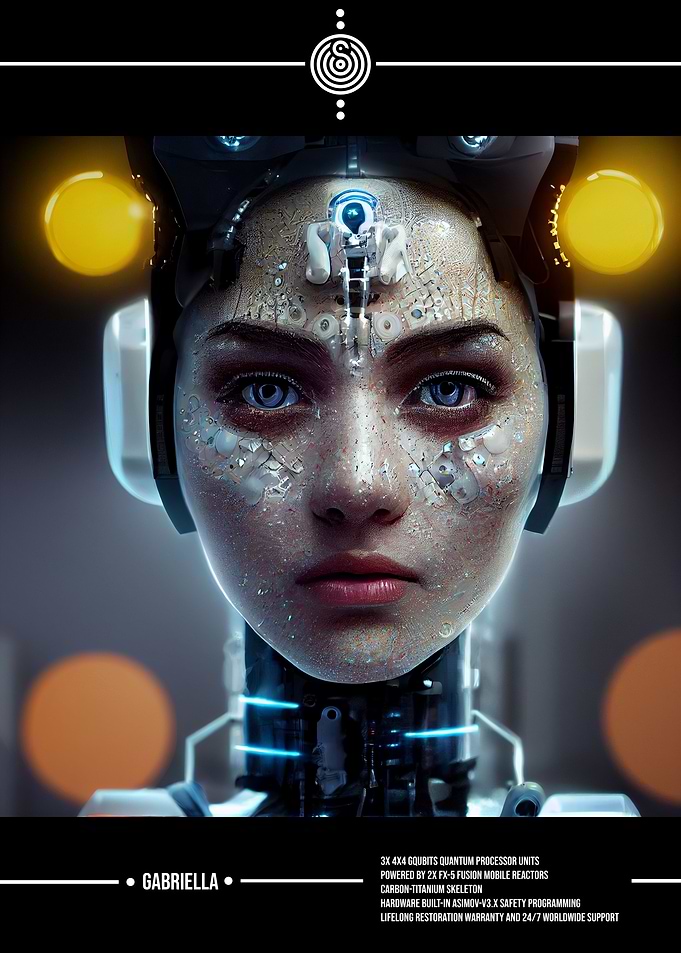 AI Cyborg Gabriella