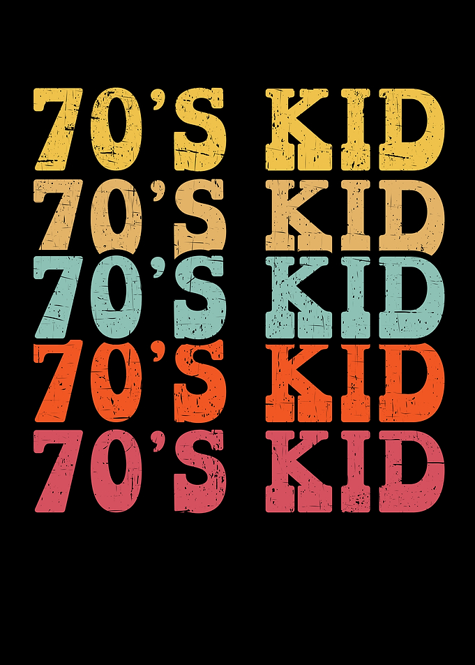 70s Kid 1970 Vintage