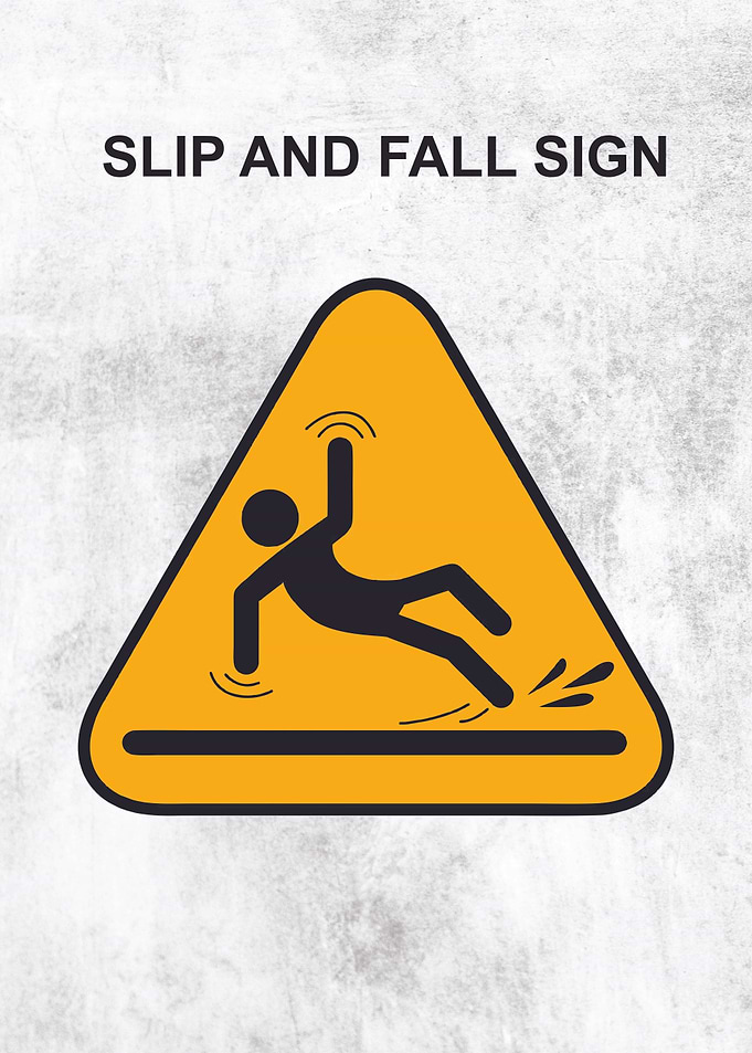 Slip And Fall Sign