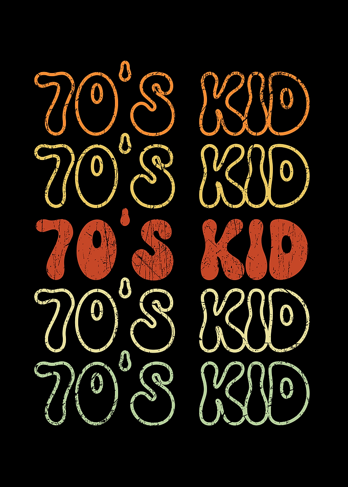 70s Kid 1970 Vintage