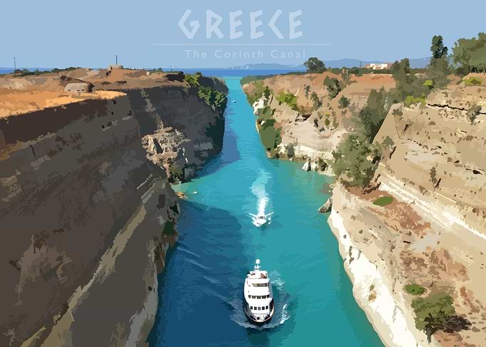 Corinth Canal Greece