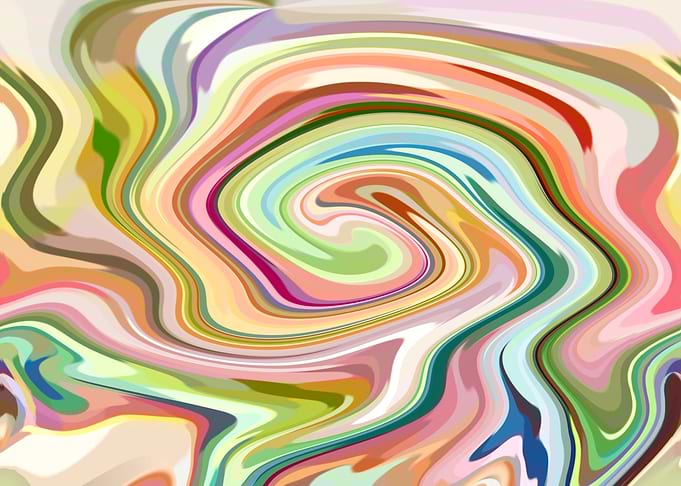 Abstract Alien Art Cute9