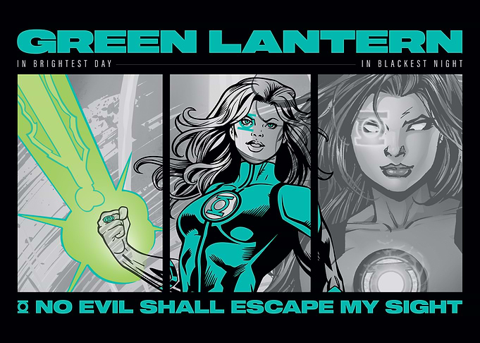In blackest night