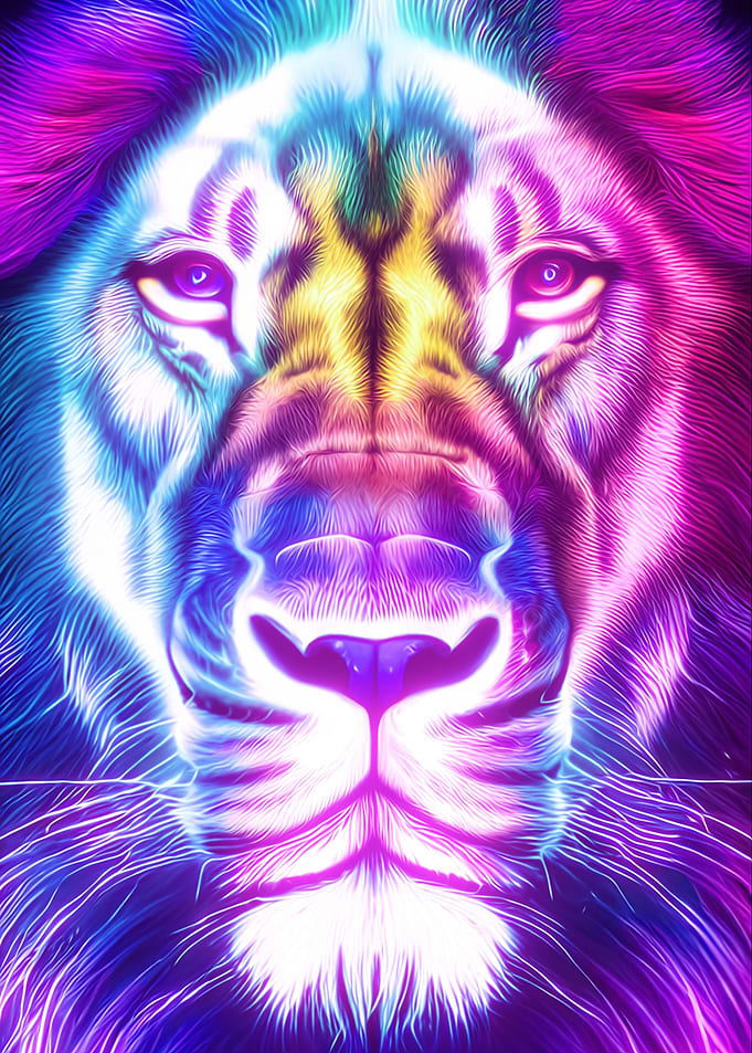 Abstract lion 2