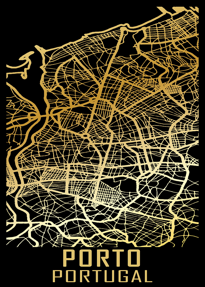 Porto Portugal City Map